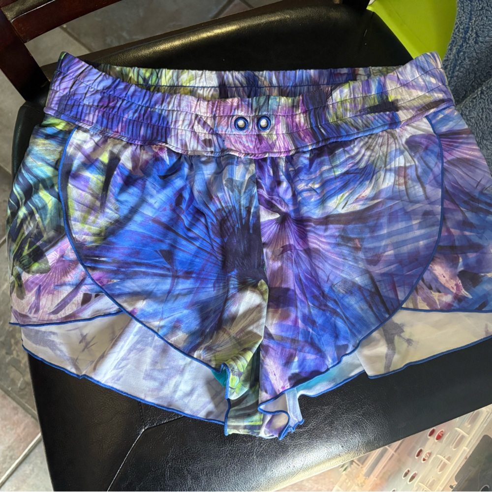 Athleta Blue and Purple Shorts
